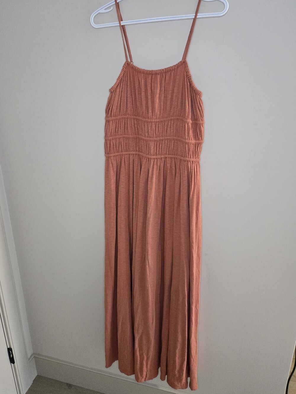 American Eagle Outfitters Rust Orange Maxi Dress - Adjustable Straps (BNWT) - Picture 2 of 5